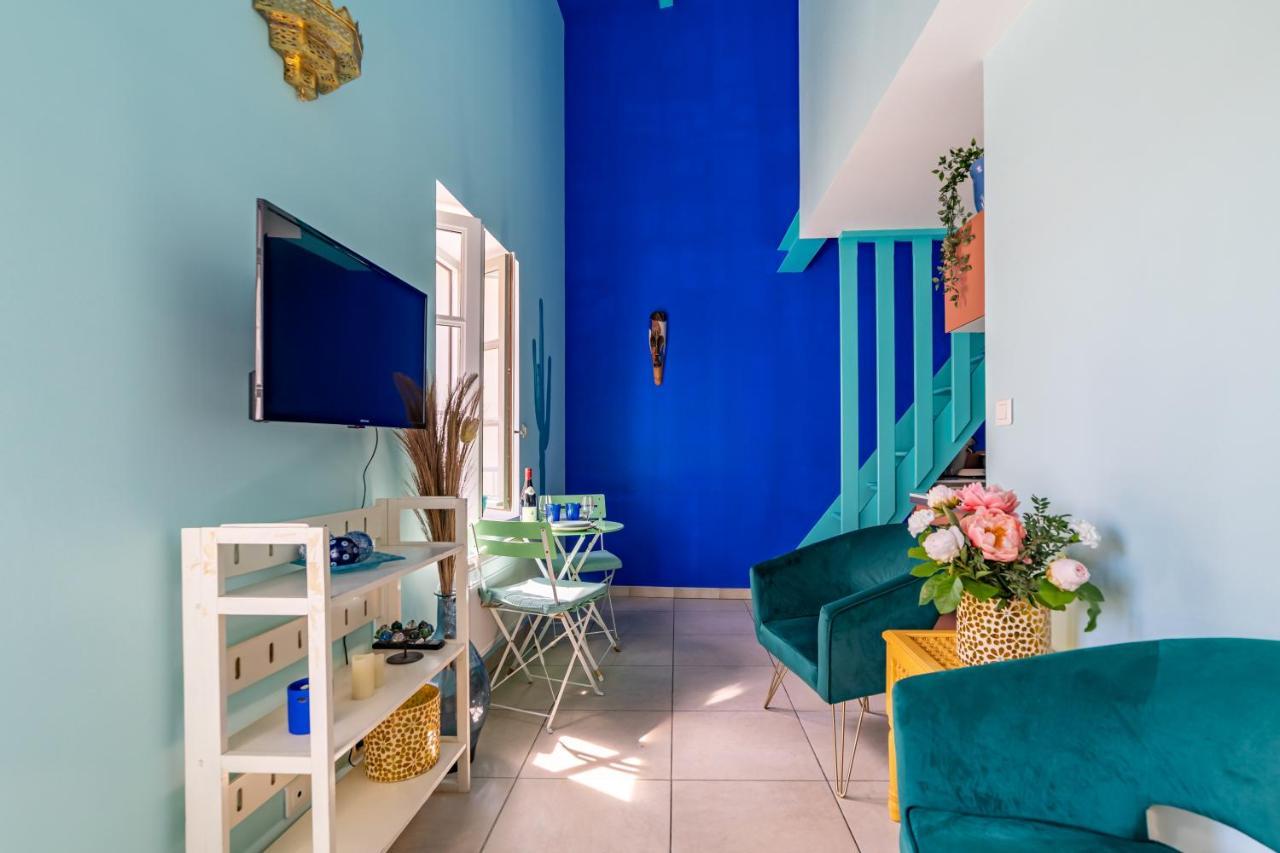 Le Reve Bleu Majorelle - Duplex Sur Les Toits - Une Nuit A Nîmes Exterior foto